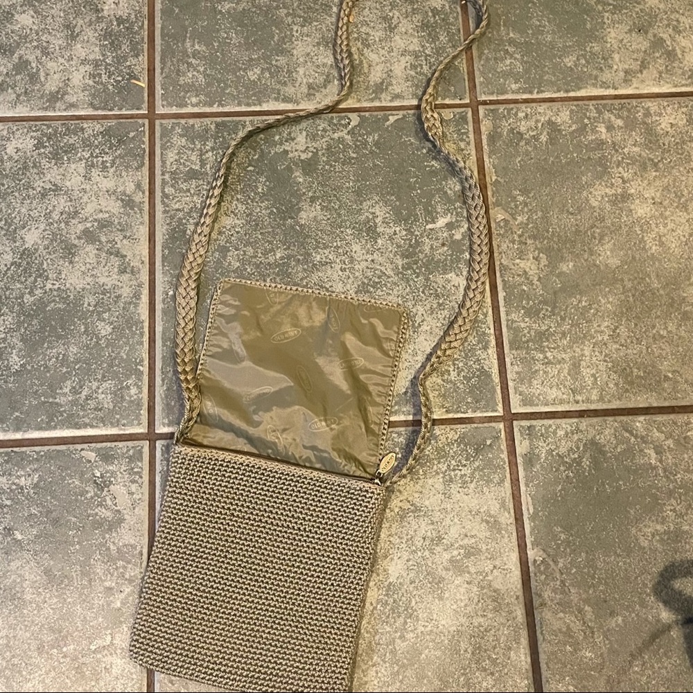 Old Navy lined crocheted bag